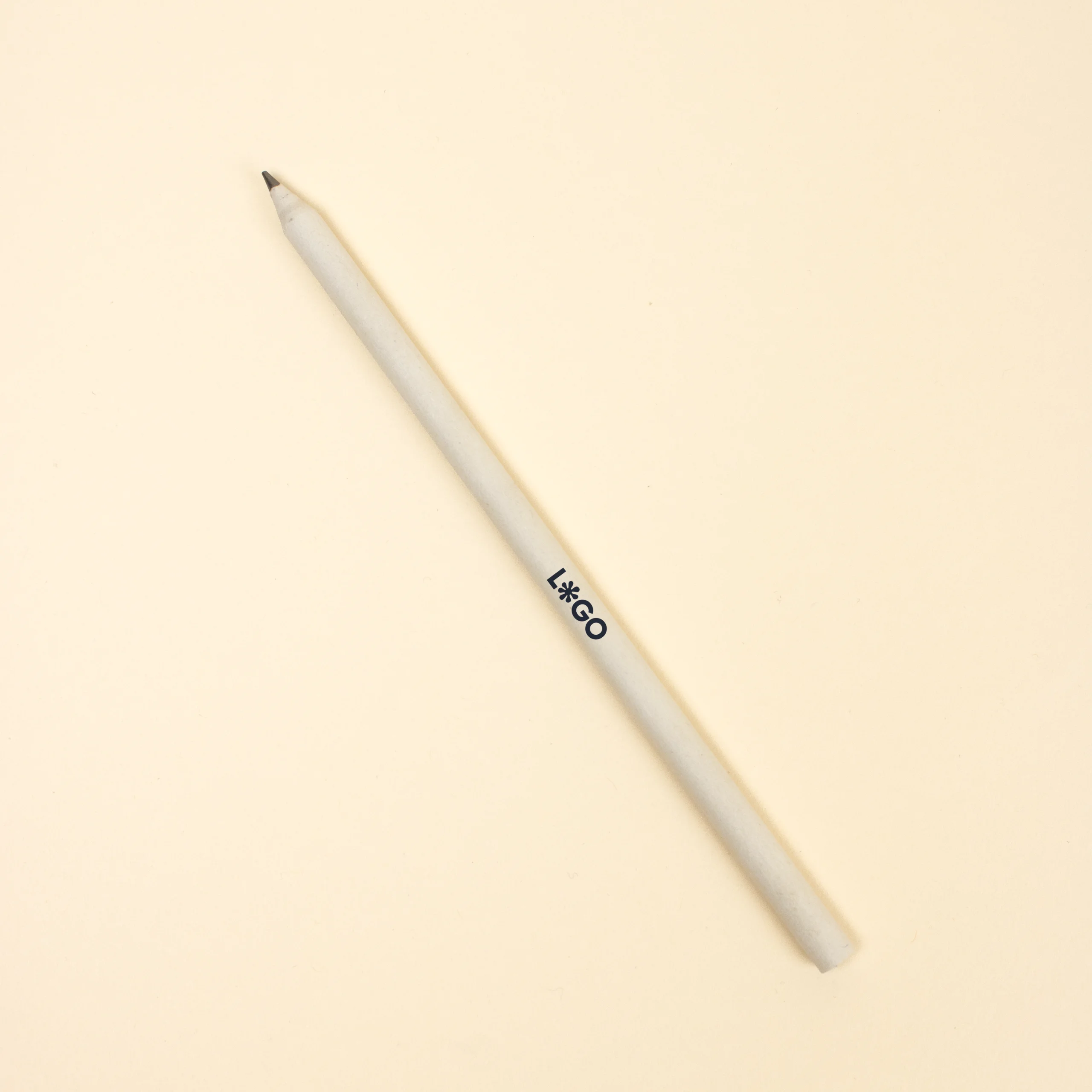 ALBAR: Lápiz de papel de periódico reciclado. Personalizado a 1 tinta