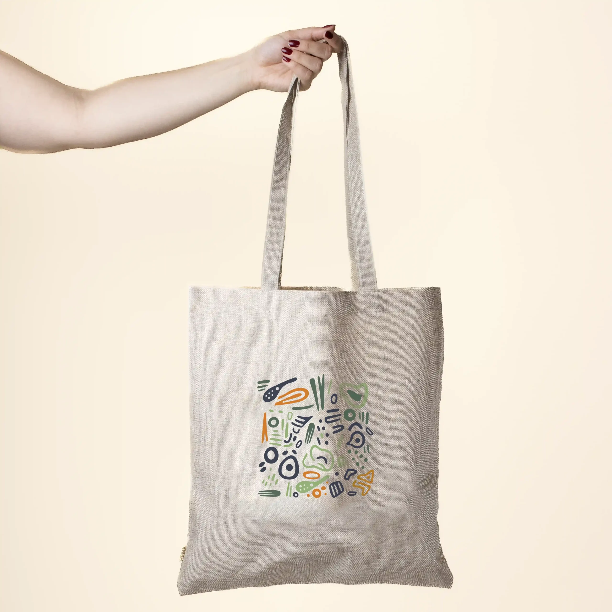 HEBRA: Hemp tote bag, 200 g/m2.