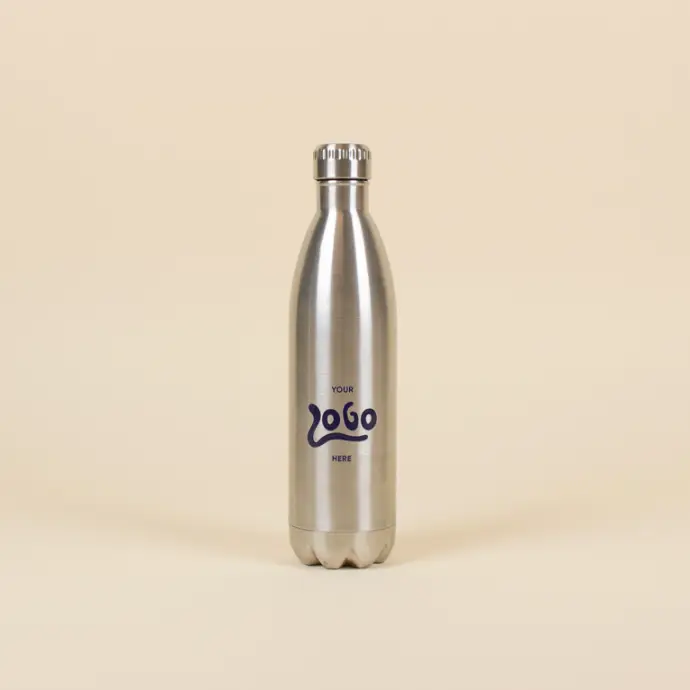 ROYAL: Gourde isotherme en acier inoxydable 850ml. Impression en quadri 