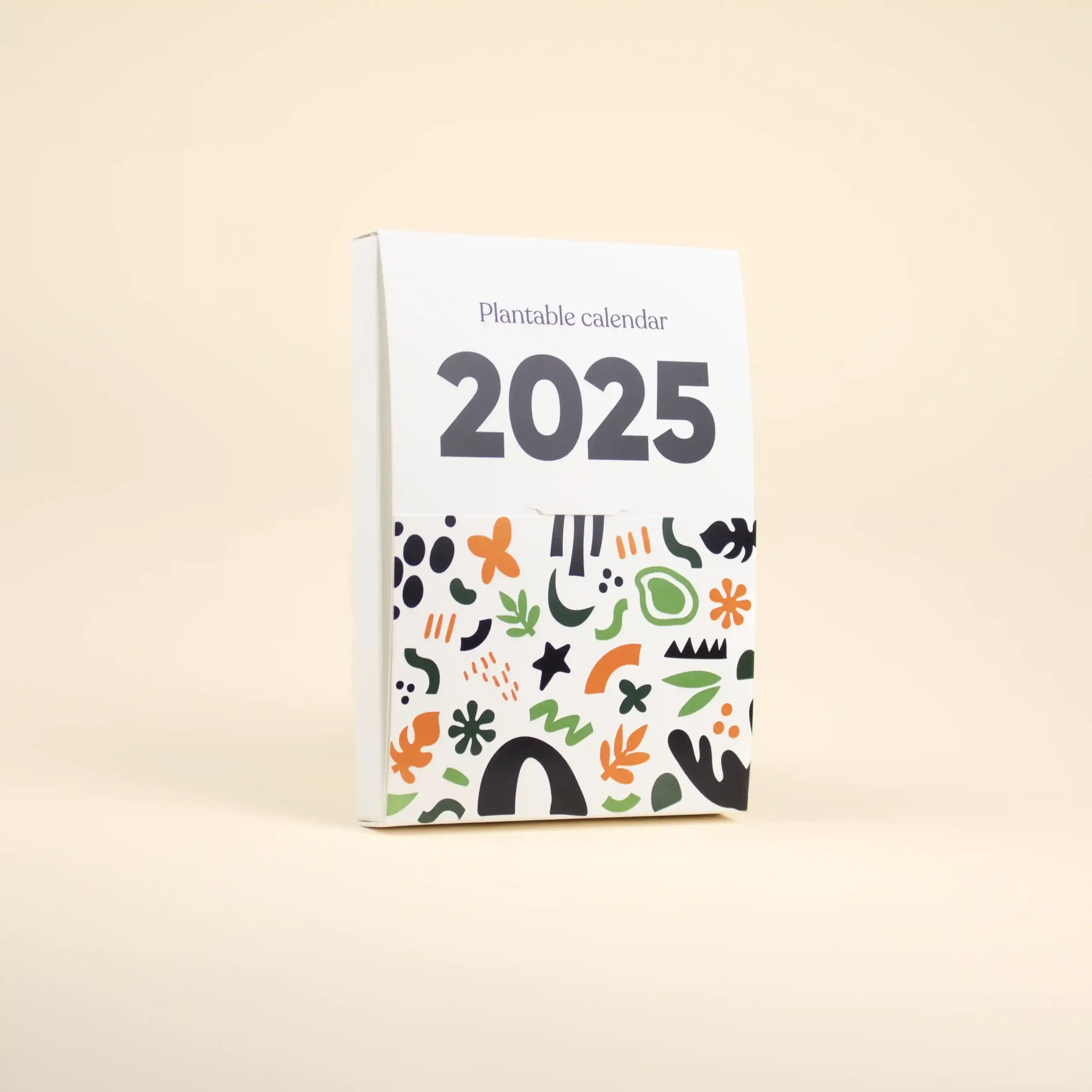 BOXE: Box desk calendar printed on seed paper 