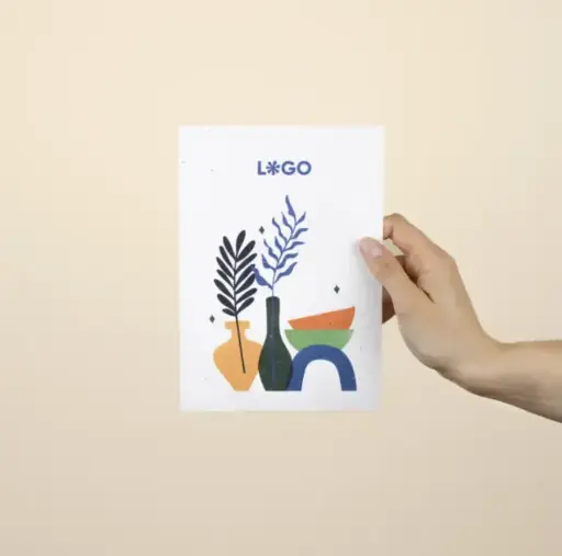 SEED PAPER: A5 Card. 14,8x21 cm.