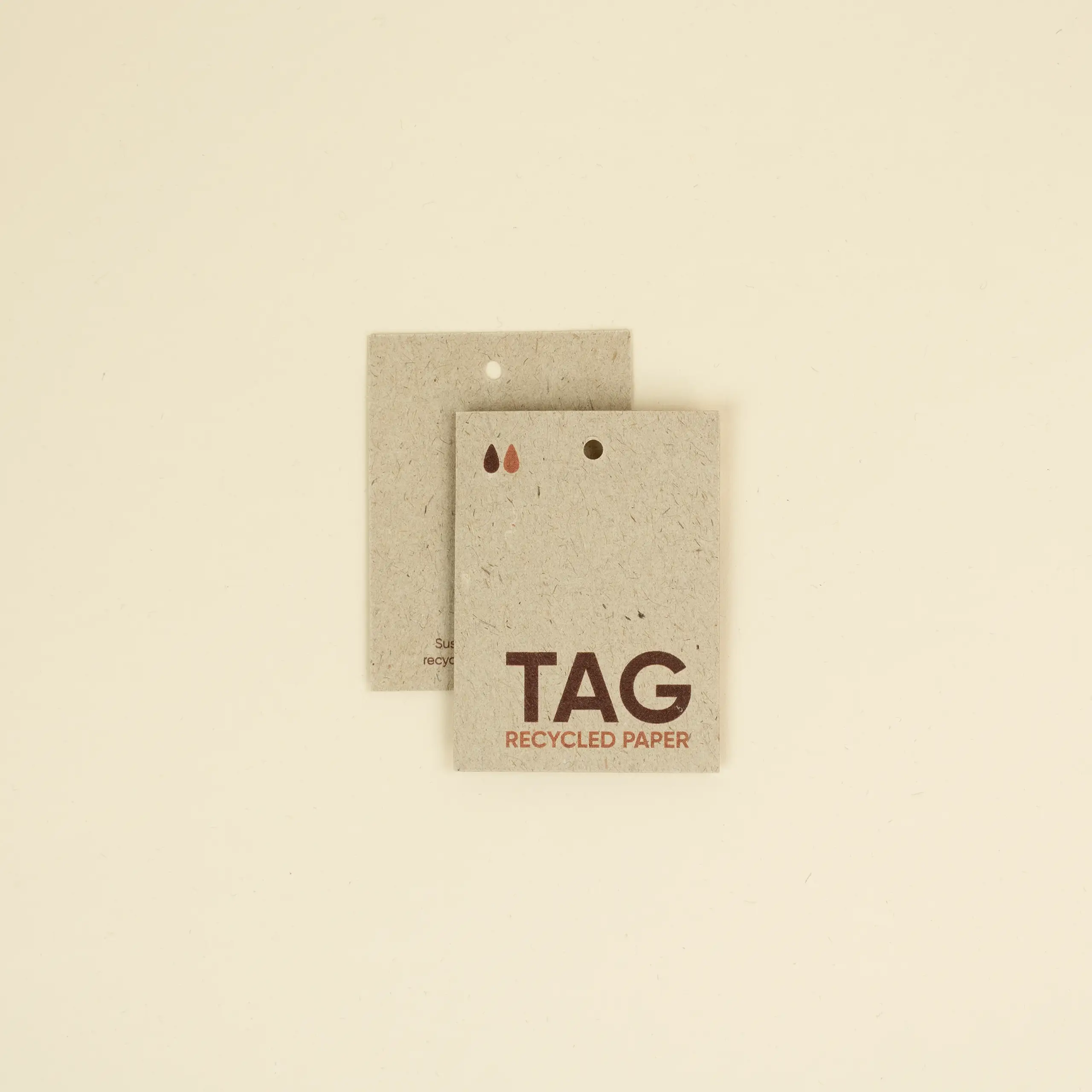 PAPEL ECO: Etiqueta 7,5×5,5 cm.