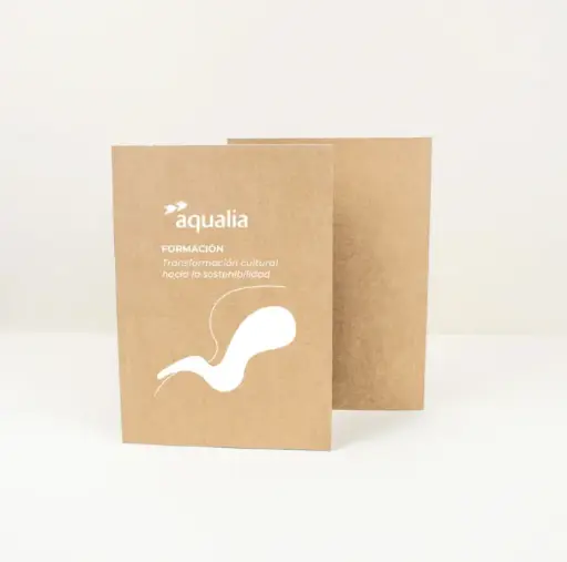 KLAAS: Cuaderno ecológico engomado con portada kraft