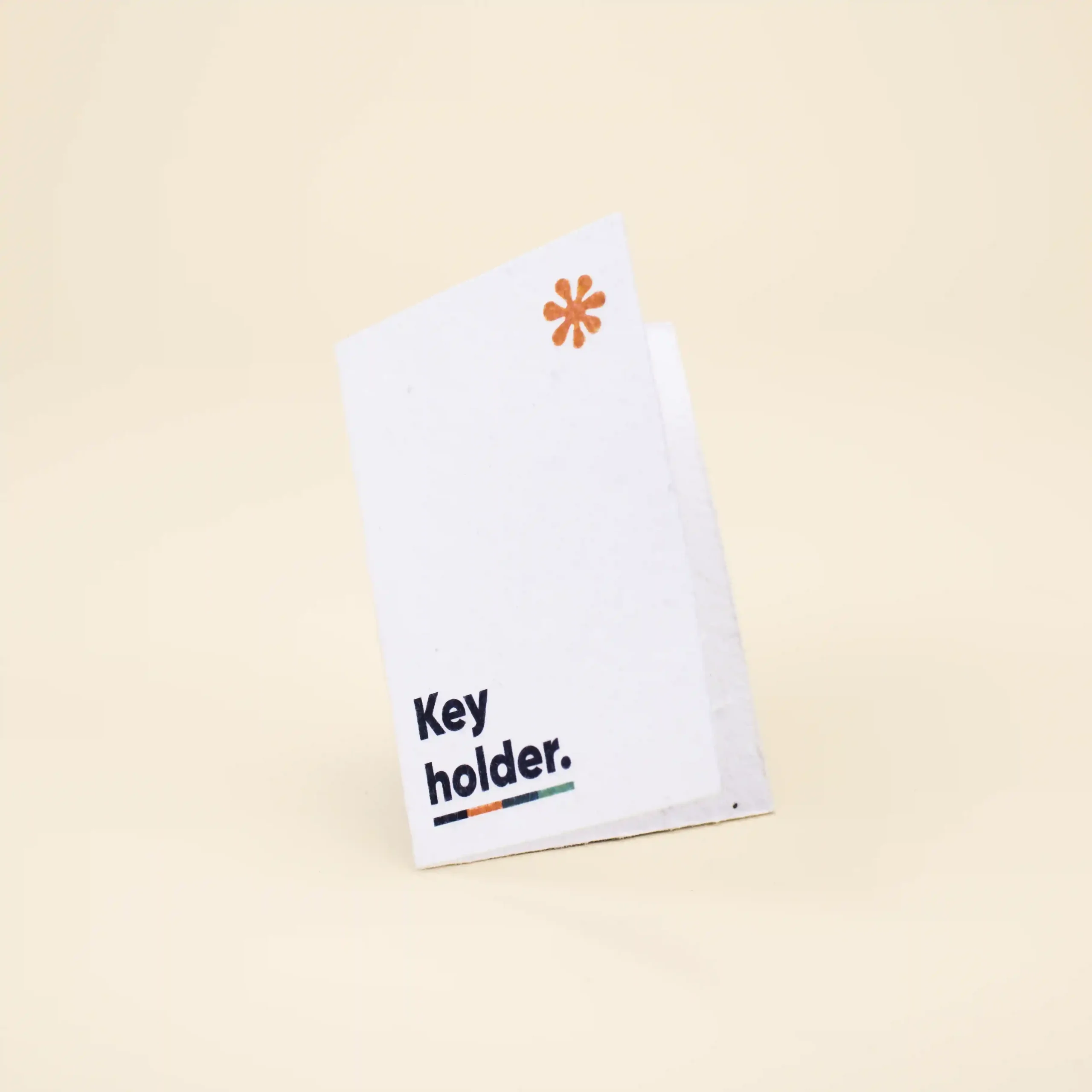 [002118] SEED PAPER:  KARTE Hotel key card - Diptych. Full color printing